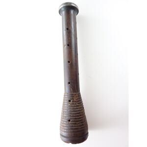 Vintage Wooden 12 Inch Beehive Bobbin Spool Industrial Textile Mill